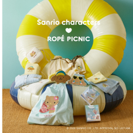 サンリオキャラクターズ×ROPÉ PICNIC　コラボレーションアイテムが登場！