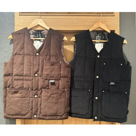 【TAION】コーデュロイ×ダウンベスト【体温】