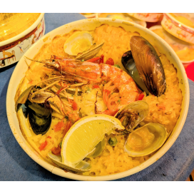 期間限定催事【スパニッシュ・ココ】魚介いっぱいのシーフードパエリア
