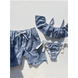 【カップルにオススメ♡】デニムペア水着♡