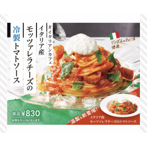 イタリア産モッツァレラチーズのトマトソース
