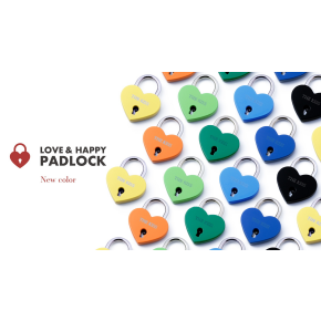 LOVE & HAPPY PADLOCK（南京錠） 新カラー登場！