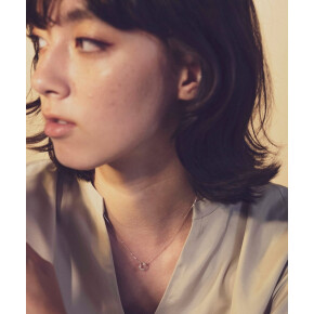 サークルモチーフのネックレス