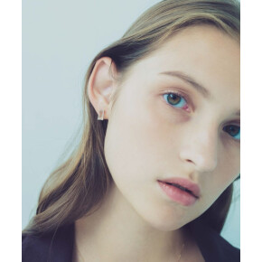 新作　ルチルクォーツピアス