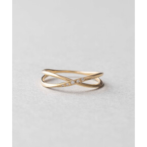 K18リングで手元に華やかさを