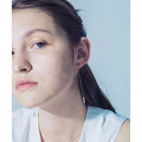 ロングパールでこなれ感を