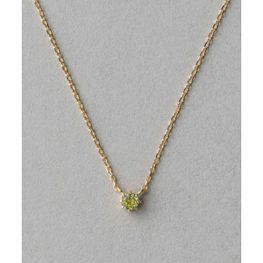 8月の誕生石　ペリドット　ネックレス