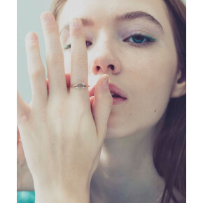 ◎ 新作　グリーンクォーツが魅力的なリング