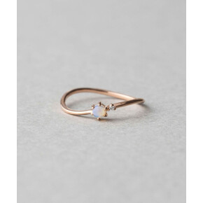 オパール　ピンキーリング