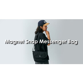  【Magnet Snap Messenger Bag】
