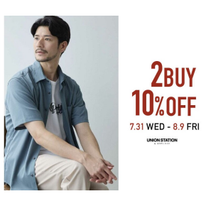 2BUY10%OFF！！