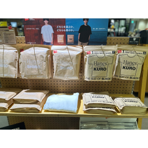 Hanes【KURO】【SHIRO】入荷！