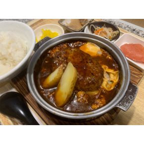 人気のハンバーグ❗️