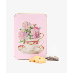 フラワー缶エンボスティータイムセット🌸