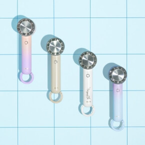 USB充電式！冷却プレート付きハンディファン