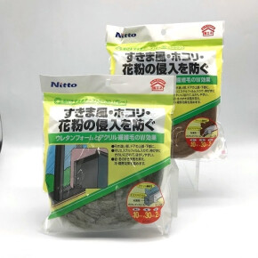 窓からの花粉侵入対策に