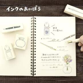 はんこで楽しくデコしよう