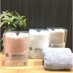 今治産糸からこだわったお肌が喜ぶタオル