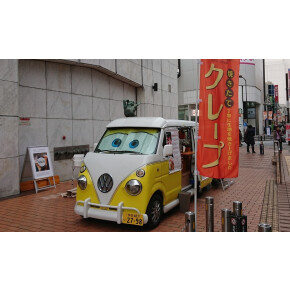 クレープ販売キッチンカー出店中!!