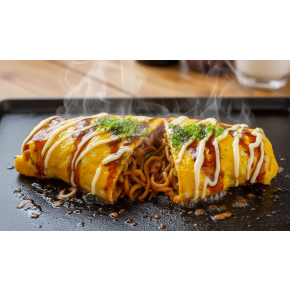 期間限定催事【香美亭】オムそば