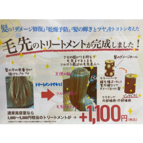 🎀毛先トリートメントご紹介🎀