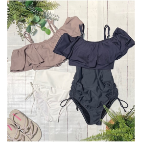 【数量限定】大人気オフショル水着に限定色登場♡