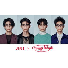 メガネとヘアで印象革命！「JINS×TAKAGI TAKUYA」登場！