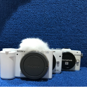 女性に人気の白ミラーレス一眼