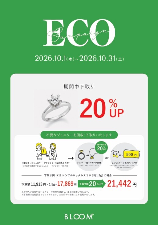 ECOキャンペーン開催中