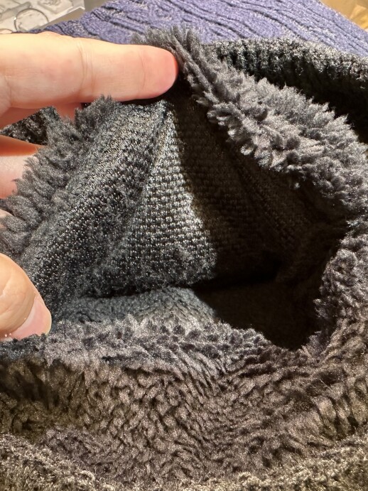 カイロポケット付きネックウォーマー