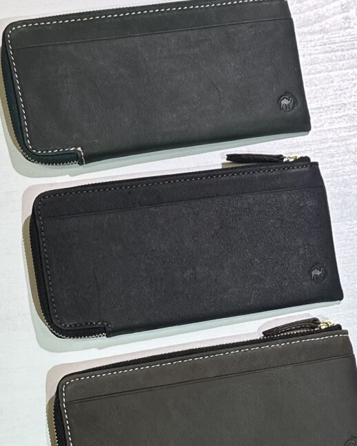 【NELD別注】ラクダL字ファスナー長財布