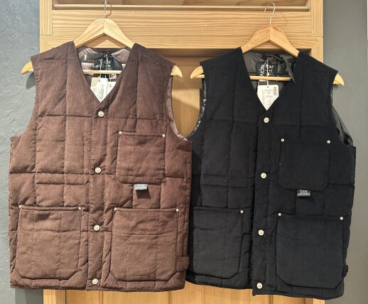 【TAION】コーデュロイ×ダウンベスト【体温】