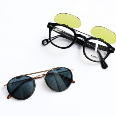 メガネに装着するサングラス