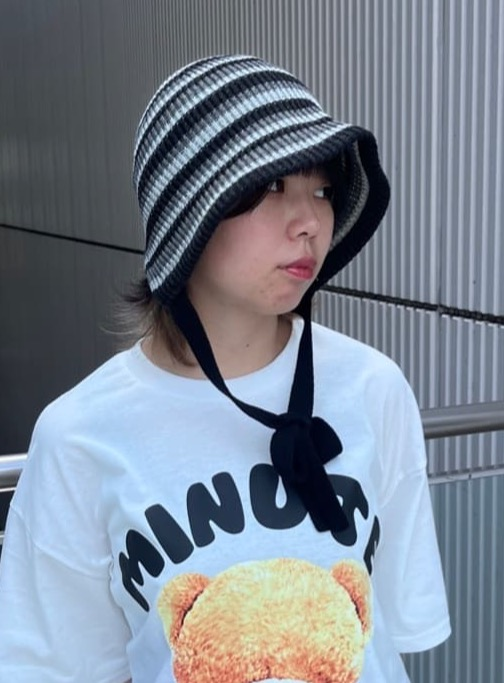 ボーダーのボンネット♣️