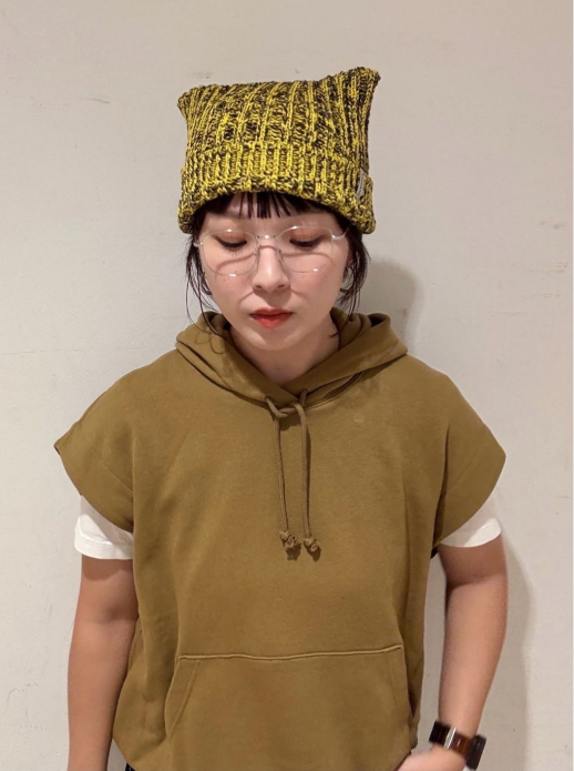 ネコみみビーニー、新色入荷😻