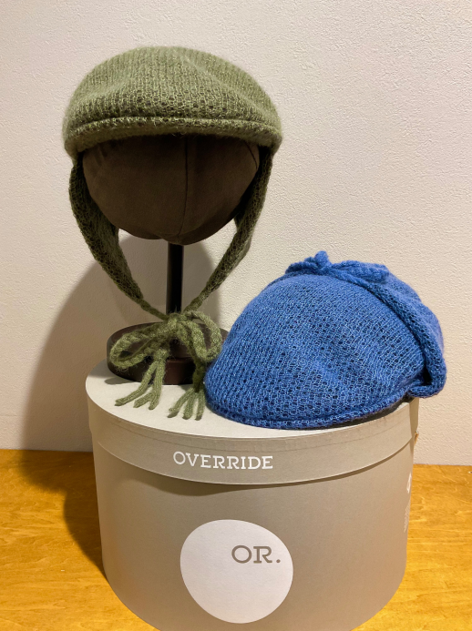 イヤーフラップ付きハンチング♣️