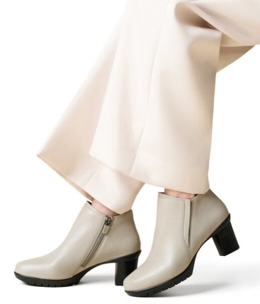 【NEW   フレックスヒールショートブーツ】