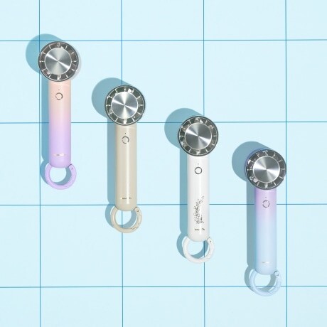 USB充電式！冷却プレート付きハンディファン