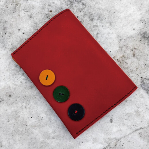 オイルレザーでつくるお薬手帳カバー