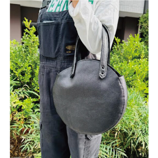 シュリンクレザーでつくるサークルバッグ