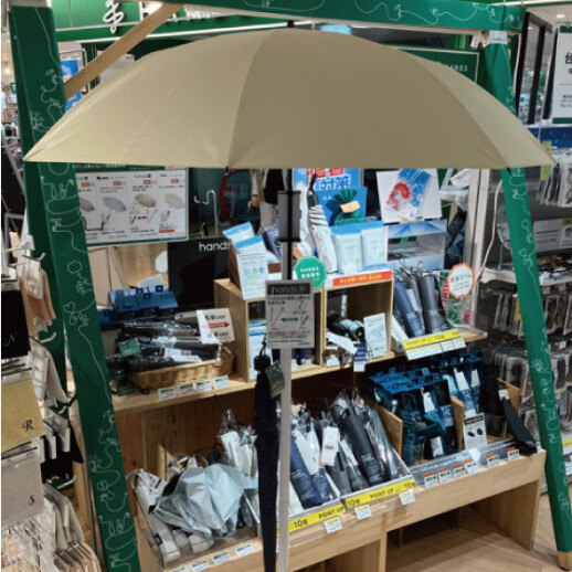 父へ贈る折りたたみ日傘