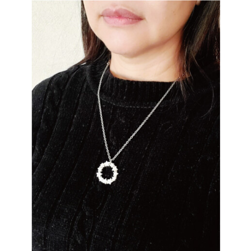 純銀のクリスマスリース