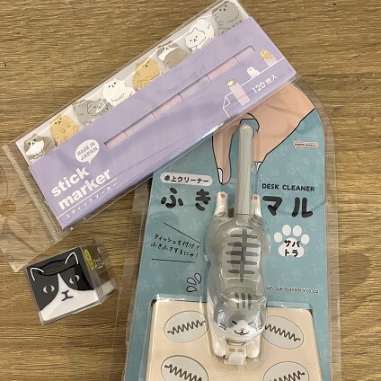 揃えてかわいいネコ文具♡