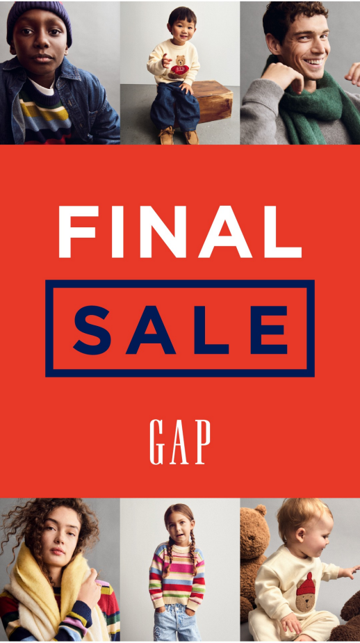 Gap Final Sale スタート！