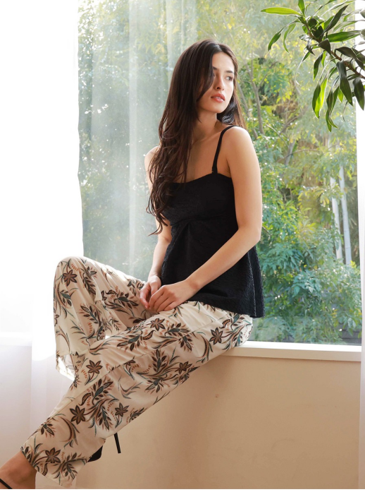 ブラック好きにオススメ♥ほんのり和テイストなベアキャミキニ♡