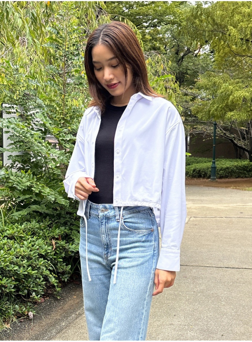 【新作入荷】万能アイテム!!リボンシャツ♡