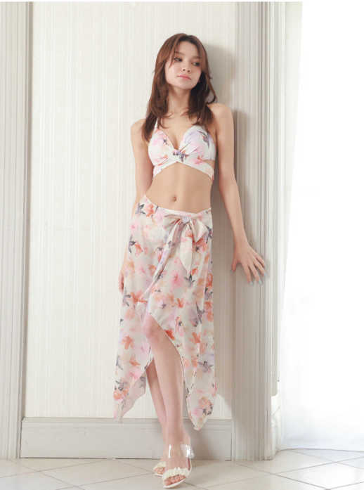 【リゾートにおすすめ❀】大人気花柄セットアップコーデ♡