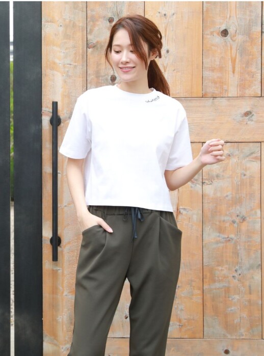 【新作】刺繍ロゴ入りTシャツ♡