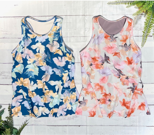 着てるだけで心躍る♪華やかな花柄トレーニングウェア♡