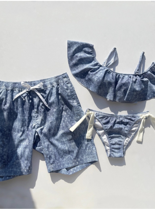 【カップルにオススメ♡】デニムペア水着♡